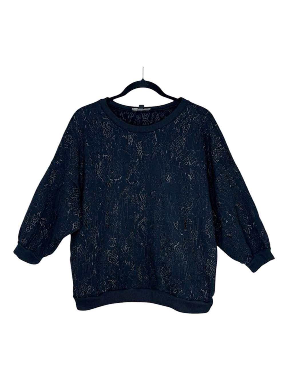 ALLSAINTS 100% Cotton Storn Masala Sweatshirt in black size Small